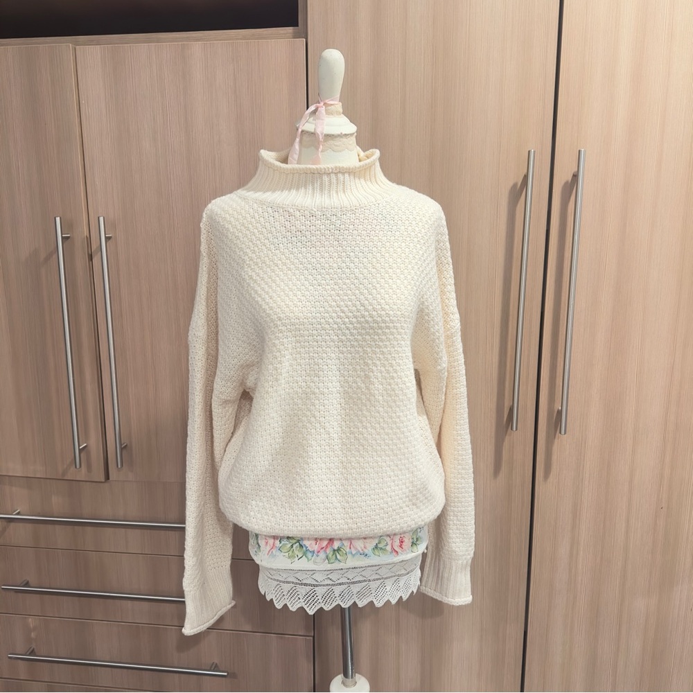 Cozy Cream Turtleneck Sweater